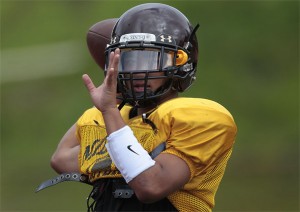 Mililani QB Jarin Morikawa (Star-Advertiser file photo)