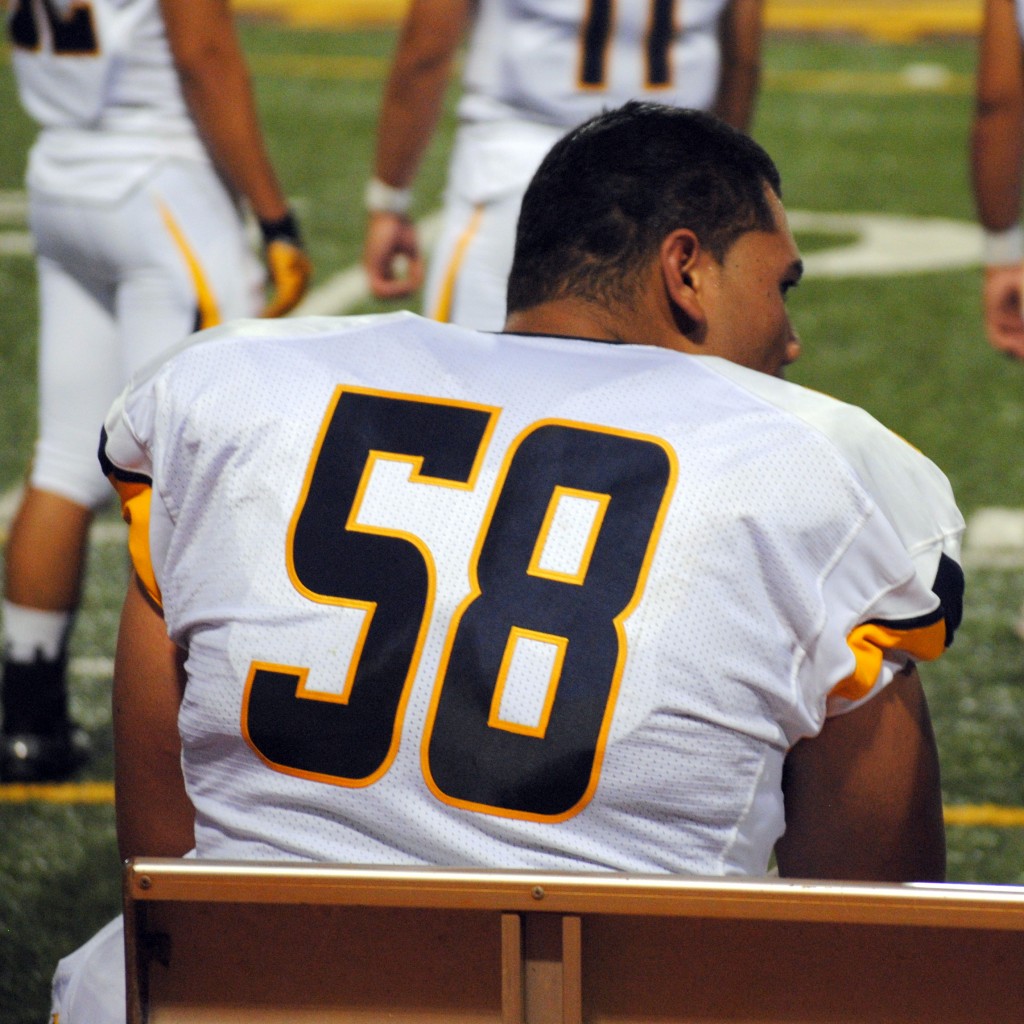 Uluave had a lot of things to talk about with the pressure Mililani put on his quarterback.