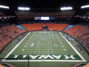 No. 1 Saint Louis vs. No. 4 Kamehameha at Aloha Stadium. (Paul Honda / Star-Advertiser)