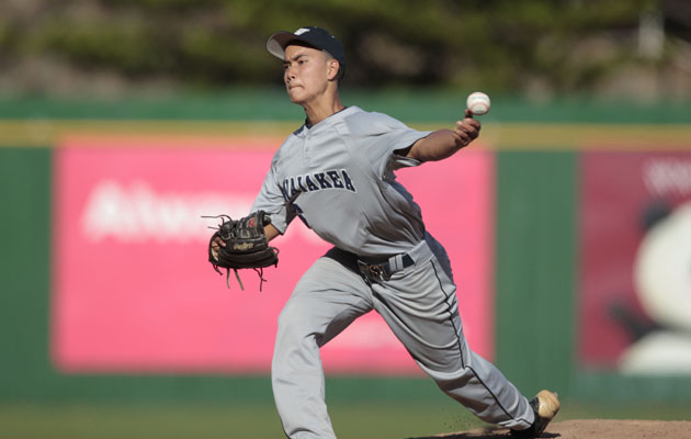 Waiakea senior Kodi Medeiros is a potential first-round pick in next year's MLB draft.