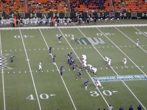 Kamehameha vs. Punahou, Aloha Stadium, Sept. 14, 2013. (Paul Honda / Star-Advertiser)