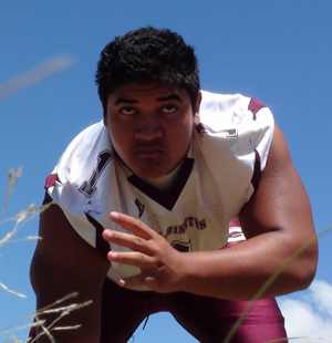 Farrington's Breiden Fehoko. (Paul Honda / Star-Advertiser)