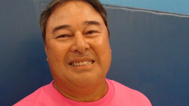 Tommy Lake, Moanalua coach, Oct. 26, 2013. (Paul Honda / Star-Advertiser)