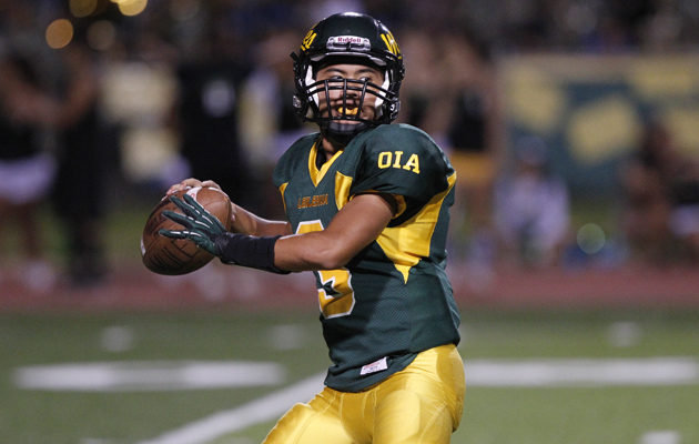 Justin Jenks has played well recently at quarterback for Leilehua. (Star-Advertiser file)