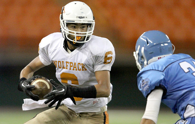 Pac-Five's Tsubasa Brennan. (Jay Metzger / Special to the Star-Advertiser)