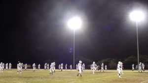 Konawaena in pre-game warmups at Kaiser Stadium. (Paul Honda / Star-Advertiser)