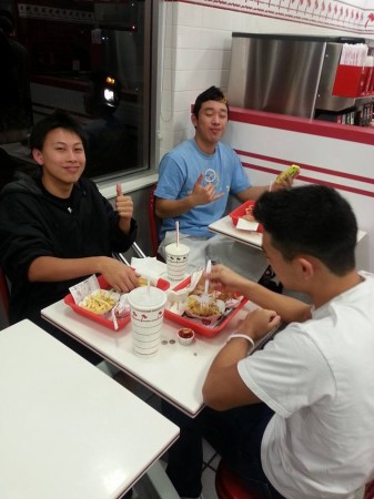 In-and-Out. (Photo courtesy of Punahou basketball team) 