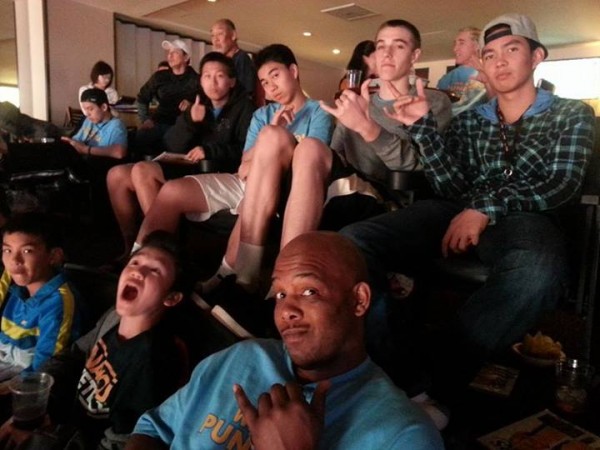 Staples Center. (Photo courtesy of Punahou basketball team) 