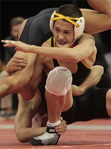 Mililani's Braydon Akeo remains the man to beat in his weight class. (Jamm Aquino/The Honolulu Star-Advertiser).
