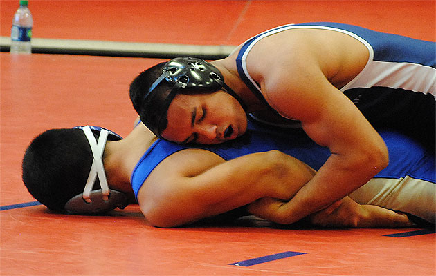 Kamehameha beat Punahou by the slimmest of margins in the first ILH dual tournament of the season.