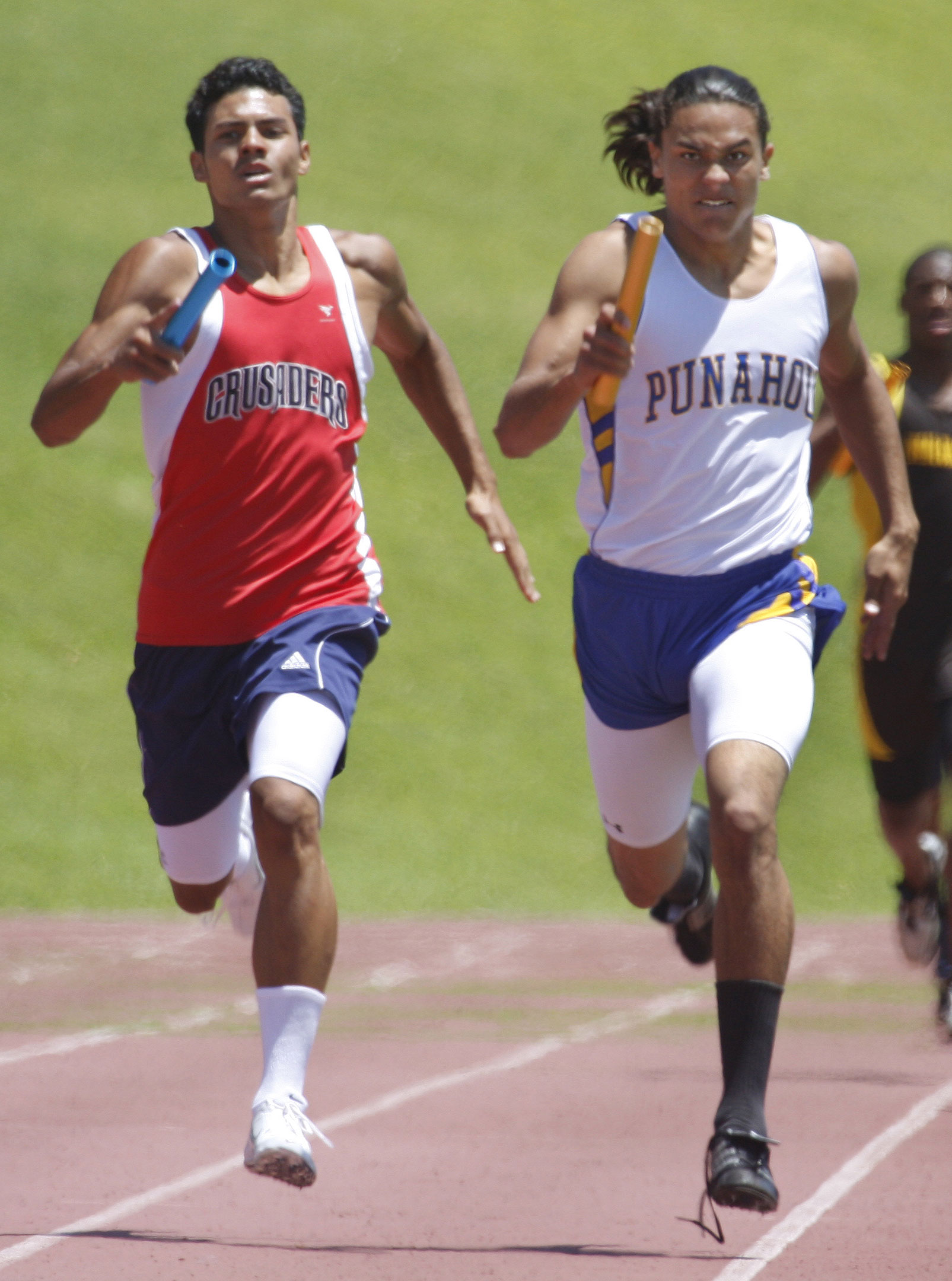 HHSAA state champions Boys 1,600 relay Hawaii Prep World