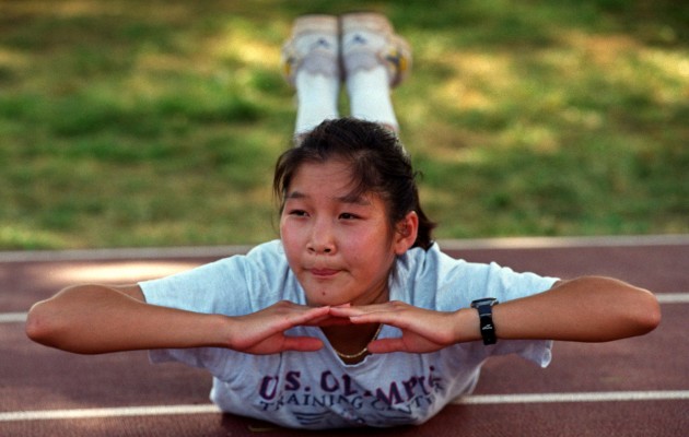 Punahou's Victoria Chang still holds the state-meet record in the 3,000 meters. Photo by Dennis Oda.