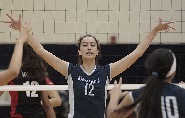 Kealani Browne has been an integral part of Kamehameha's dynasty. Krystle Marcellus / Star-Advertiser.