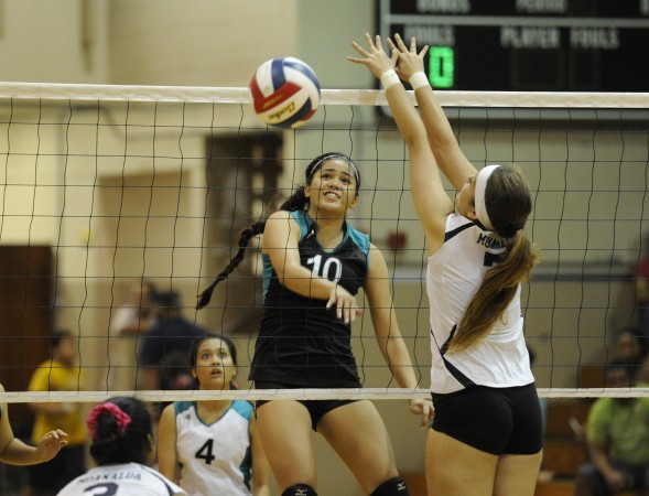 Shayze Wessel and Kapolei came from out of nowhere to No. 7 in the Star-Advertiser's girls volleyball poll in the past two weeks. Bruce Asato / Star-Advertiser