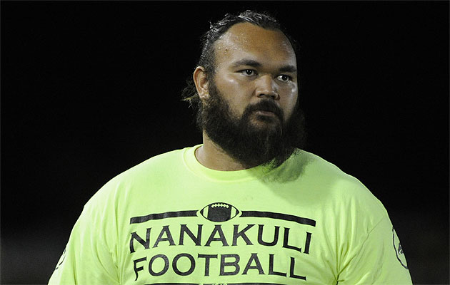 Nanakuli coach Keala Watson dialed up the right defense in the final seconds of a win over Radford on Friday. Bruce Asato / Star-Advertiser.