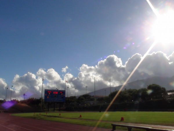 War Memorial Stadium, Wailuku, Maui. 