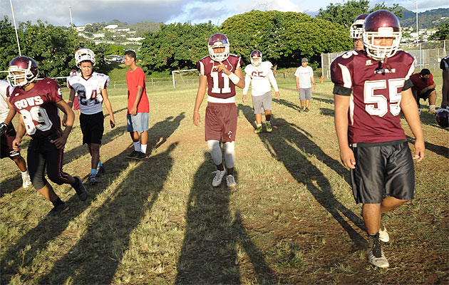 Farrington spent its week trying to get healthy. Bruce Asato / Star-Advertiser
