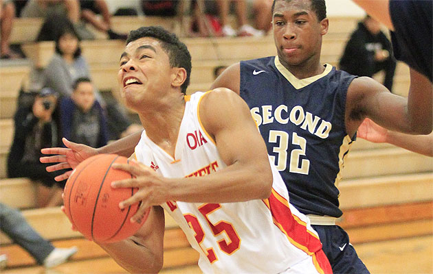 Roosevelt's Kevin Foster held his own against the elite teams in the 'Iolani Classic last week. Cindy Ellen Russell / Star-Advertiser