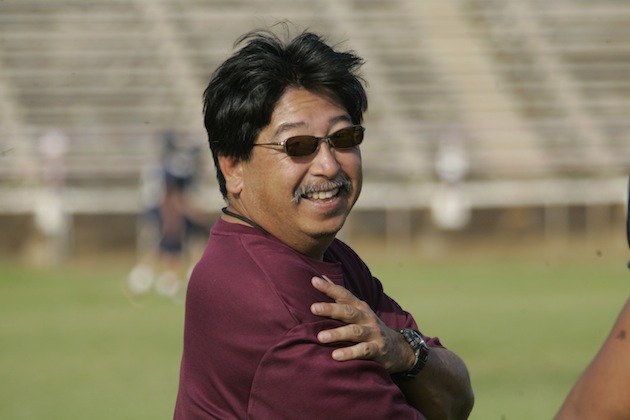 Daniel Matsumoto stepped down after 15 years as Waianae's head football coach. Photo by FL Morris/Honolulu Star-Bullein.