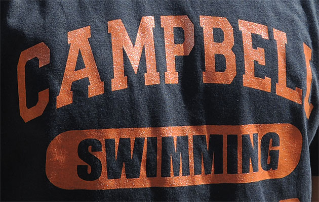 Campbell's swimming program is growing from nearly nothing. 