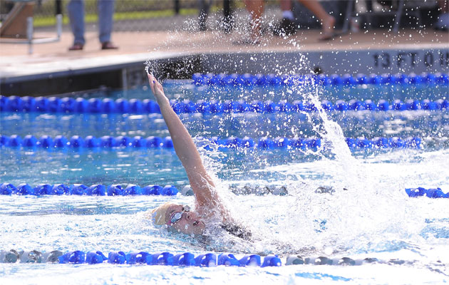 Punahou's Lia Foster is the reigning state champion in the 100 backstroke. Rick Ogata / Special to the Star-Advertiser