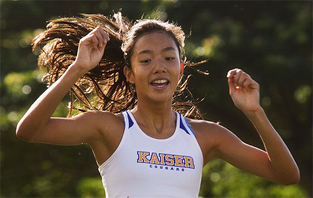 Kaiser's Lisa Tashiro was selected as Gatorade's runner of the year from Hawaii. Dennis Oda / doda@staradvertiser.com