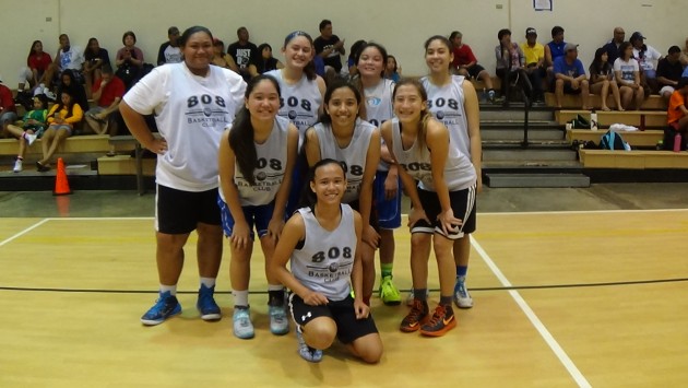 808 Basketball won the 14-under division after beating Islanderz 40-21 in the final. (Photo: Paul Honda)