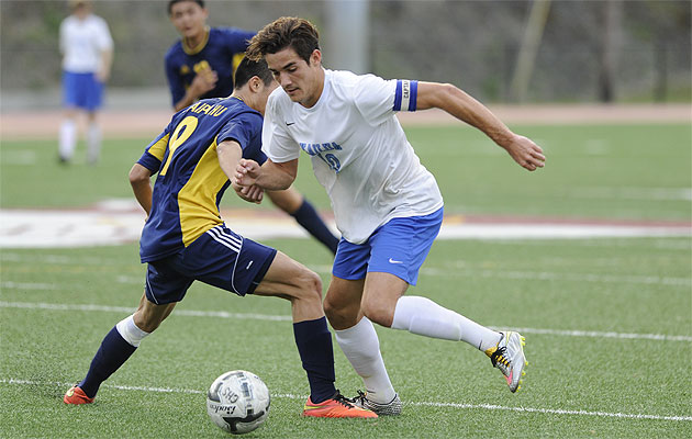 Kailua's Naia Graham is the Gatorade Hawaii Boys Soccer Player of the Year. Photo by Bruce Asato / Star-Advertiser.