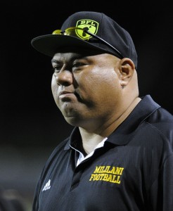 Attention to detail is something Mililani coach Rod York believes is ultra important. Bruce Asato / Star-Advertiser.