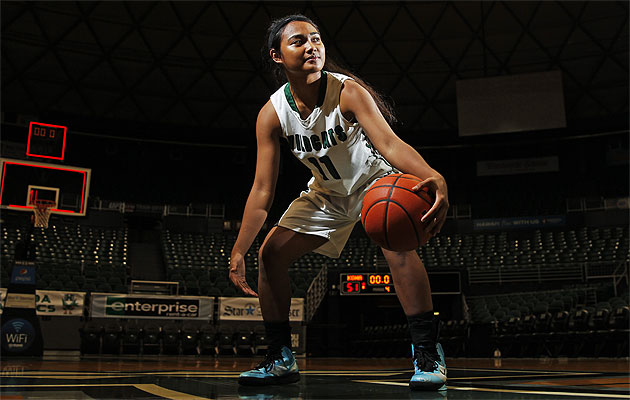 Chanelle Molina is the Star-Advertiser's player of the year for girls basketball. Jamm Aquino / Star-Advertiser