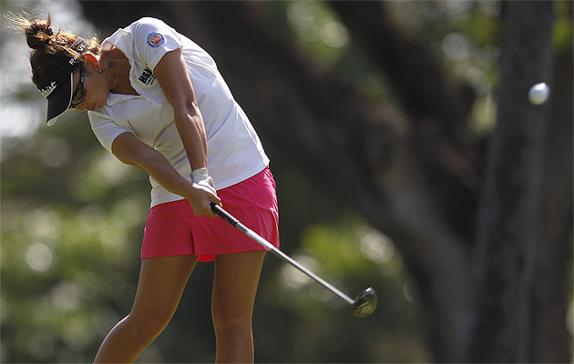 Mari Nishiura cruised through her home course at Mililani. Jamm Aquino / Star-Advertiser