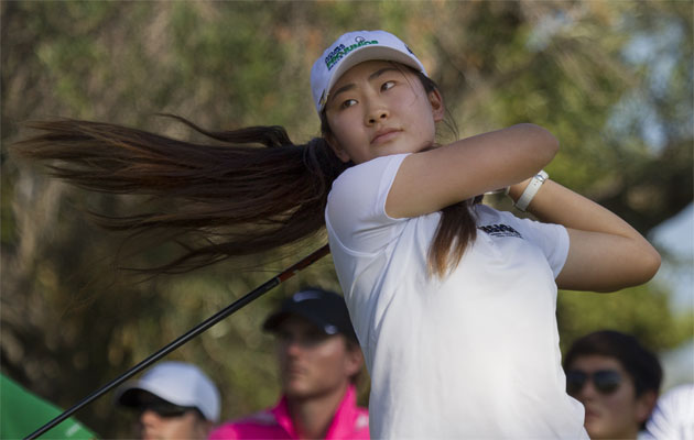 ‘Iolani's Rose Huang won the ILH golf tournament at Hawaii Prince Golf Club. / Honolulu Star-Advertiser photo by Cindy Ellen Russell