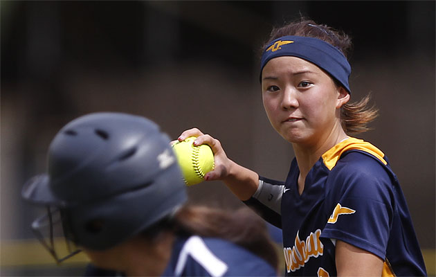 Krystin Wong is headed to Columbia to play softball. / Honolulu Star-Advertiser Photo by Krystle Marcellus