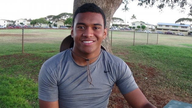 Whether he's honing his passing skills or coaching youth players in Ewa Beach, Tua Tagovailoa is a busy student-athlete. Paul Honda/Star-Advertiser