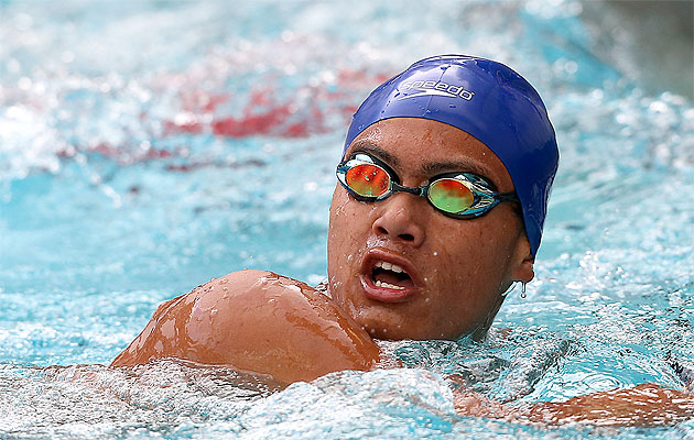 Kanoa Kaleoaloha is in the middle of a resurgence of high school swimming in Hawaii. 