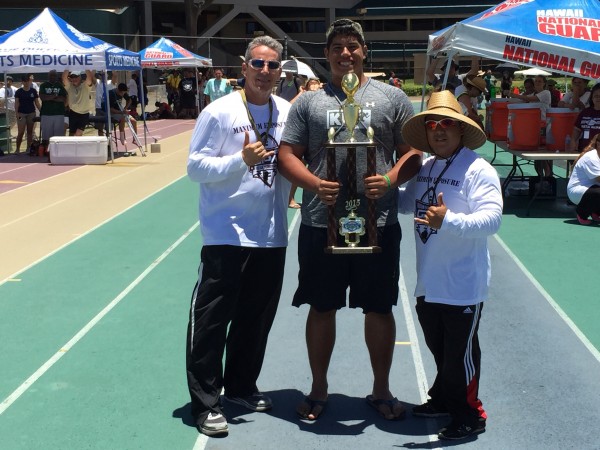 Michael Eletise was named the top player at the GPA Maximum Exposure Camp on Sunday, June 7, 2015. Paul Honda/Star-Advertiser