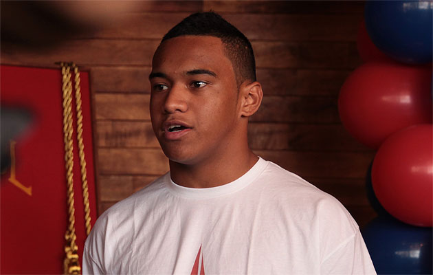 Saint Louis QB Tua Tagovailoa landed an Alabama offer after an impressive showing in Las Vegas last week in a 7-on-7 tournament. Krystle Marcellus / Star-Advertiser