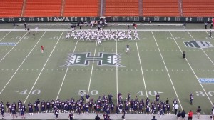 Liberty performed the haka at midfield just before the game as the Crusaders watched.