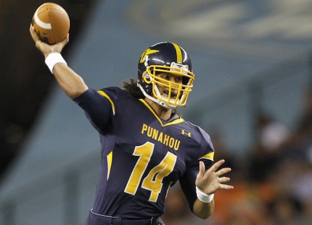 Punahou Alum Tuileta Done Playing Football Hawaii Prep World