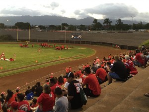 Red Raider Nation showed up in droves early at Waipahu.