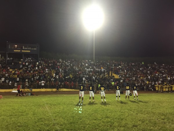Waipahu fans packed their stadium on Friday night, to little avail against visiting Kahuku.