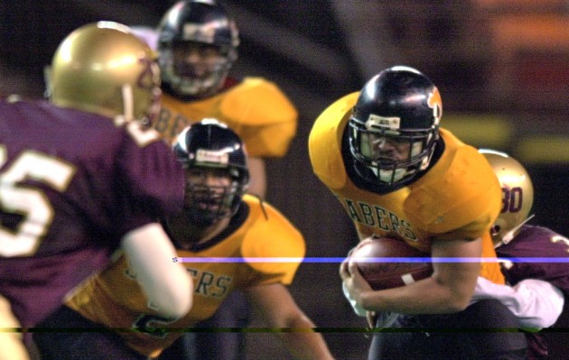 Running back Jamison Rabaino had the running game covered during Campbell's resurgence in 2000. 