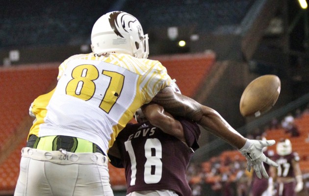 Farrington had a tough time handling Kalakaua Timoteo and Mililani on Thursday night. Jamm Aquino / Star-Advertiser