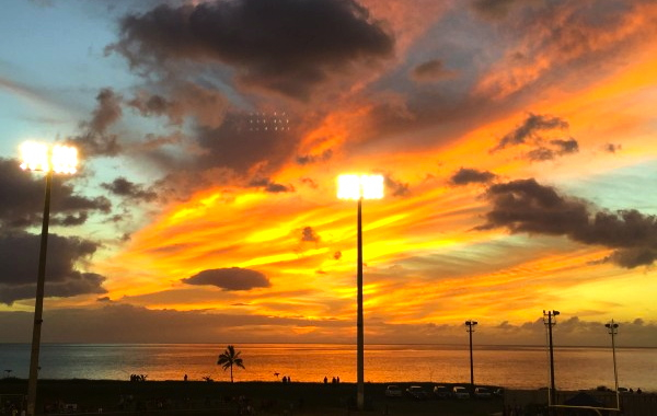 The sun has set over in Waianae. Paul Honda / phonda@staradvertiser.com