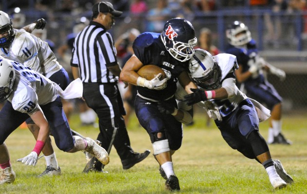 Waianae running back Javen Towne returns for his senior season this fall. Bruce Asato / Honolulu Star-Advertiser.