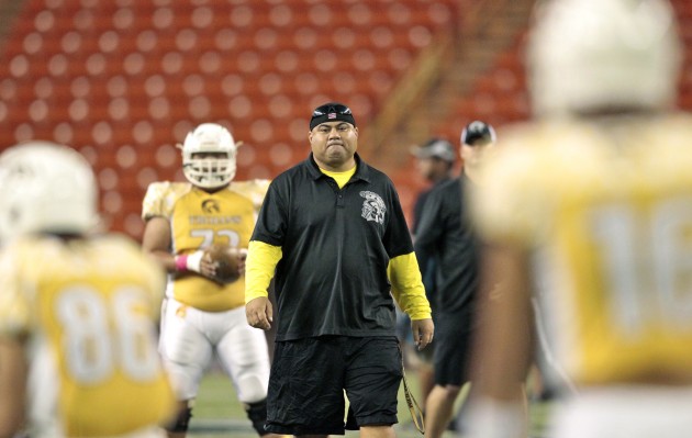 Mililani coach Rod York took the time to write a congratulatory message to the Kahuku football team and to the 