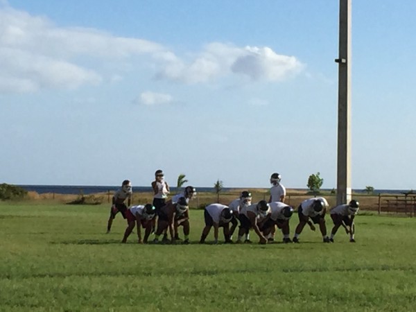 Thursday's practice was light for the Waianae Seariders, who will play Baldwin on Friday. 