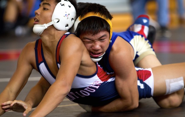 Punahou's Cameron Kato, who is ranked No. 1 in the Honolulu Star-Advertiser's pound-for-pound rankings, received the No. 1 seed in the 126-pound division for next weekend's state tournament. Honolulu Star-Advertiser.