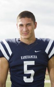 Kamehameha LB Tainoa Foster will play at Fresno State next season. Photo by Cindy Ellen Russell/Star-Advertiser.