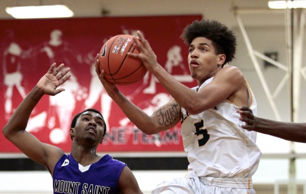 Leilehua guard Joseph Gouty was named the 2016 OIA West boys basketball player of the year. Photo by Jamm Aquino/Star-Advertiser.